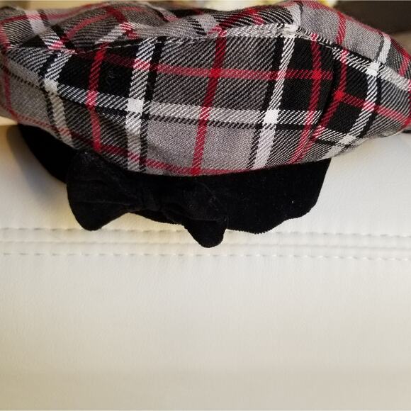 The Children's Place Velvet Plaid Dress & Hat - Picture 7 of 15